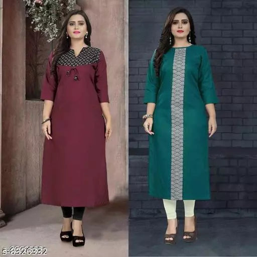 Women's Printed Cotton Kurti