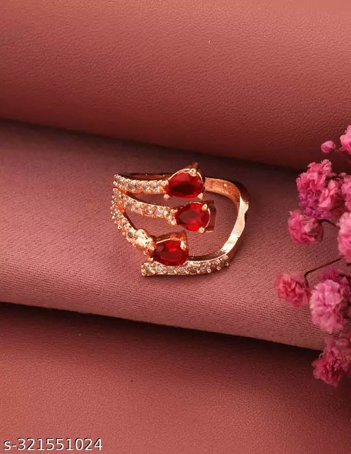 Chic Elegance: Adjustable Artificial Rings Collection for Women & Girls - Affordable Luxury in Every Design