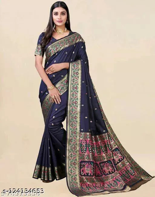 BANARASI SILK SAREE BY VAIDIK ETHNIC