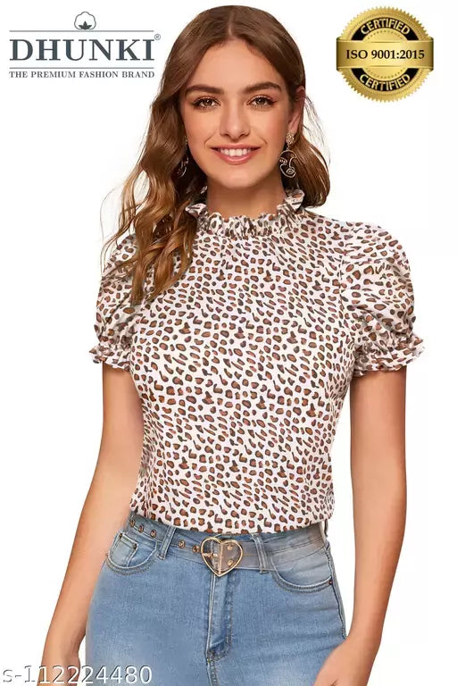 DHUNKI WOMEN'S PRINTED TOP