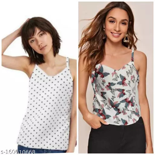 Girls Top Combo Sleeveless Top For Girls