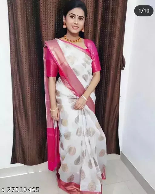 COTTON SILK BANARASI SAREE