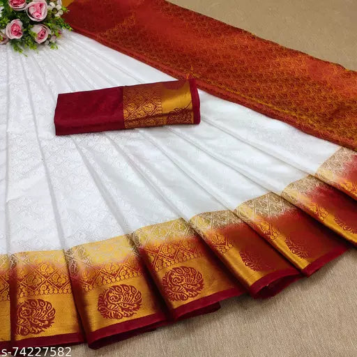 Emboss Silk Saree
