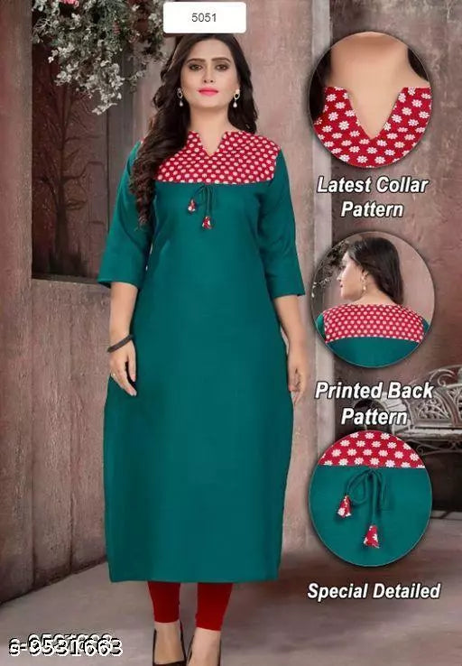 Women's Printed Cotton Kurti