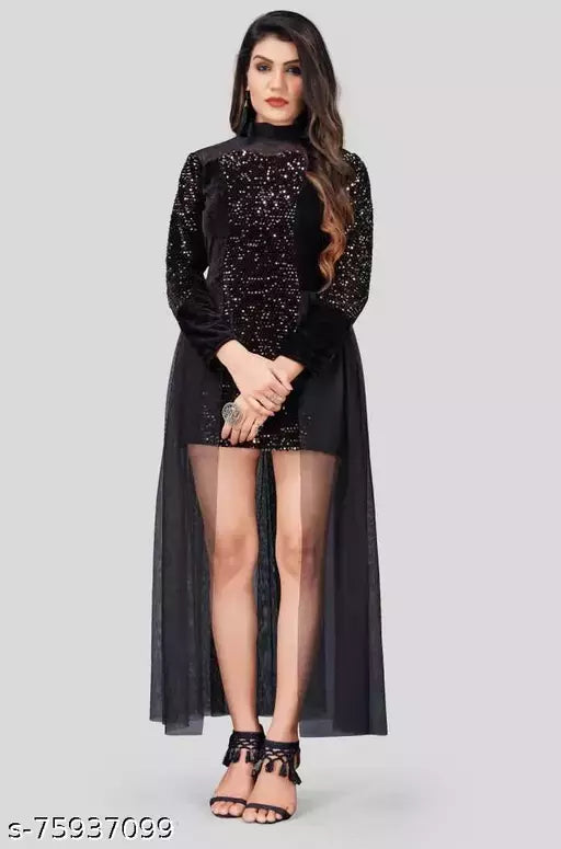 SHEETAL_-SILVER Dresses