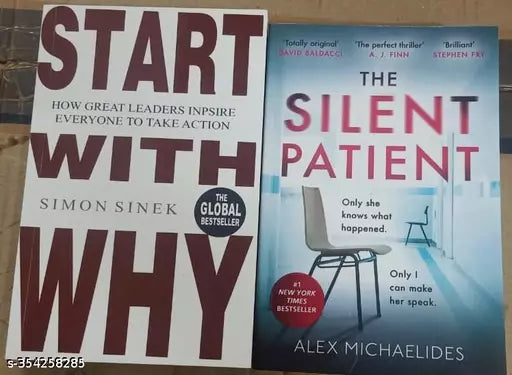 start with why and silent patient paperback