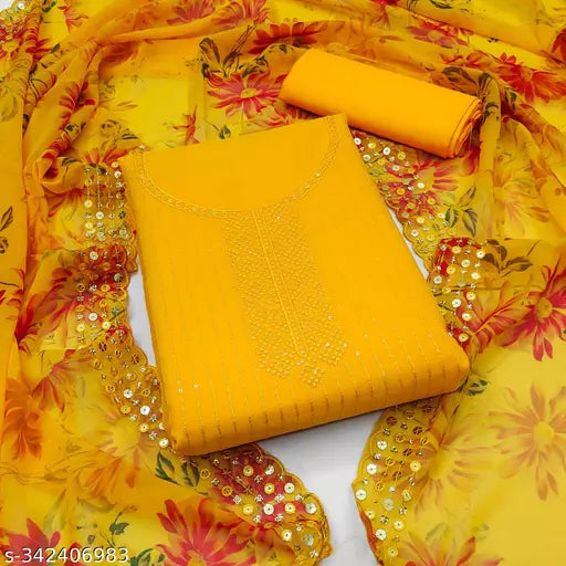 Georgette dress material for womens