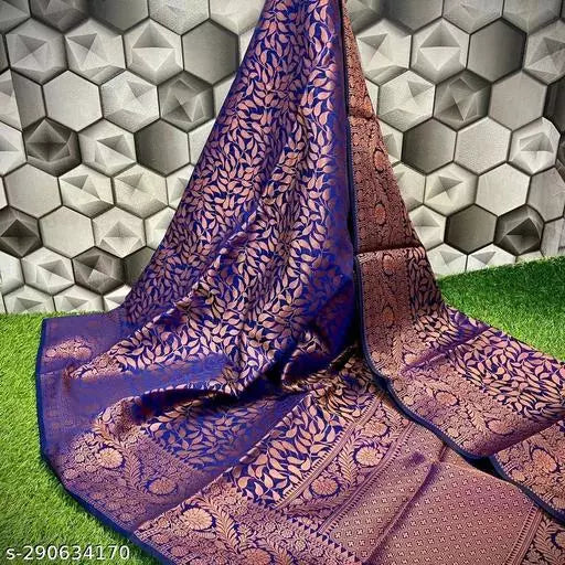 Banarasi Copper Saree