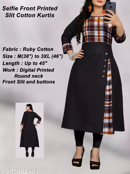New Cotton Flared Kurtis