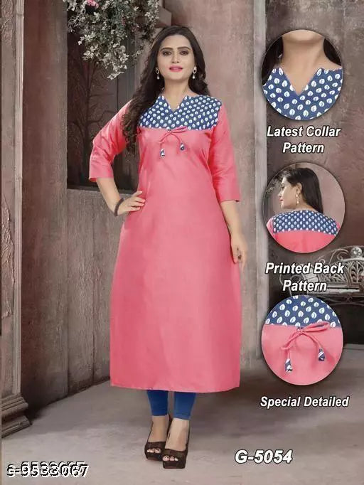 Women's Printed Cotton Kurti