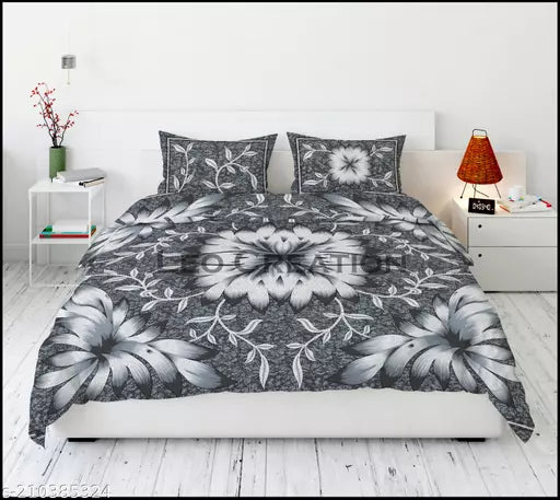 Jaipuri Pure Cotton Double Queen Bedsheet With 2 Pillow Covers