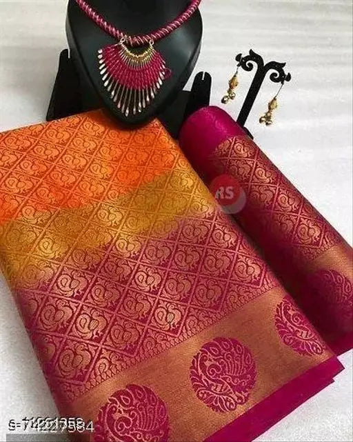 Emboss Silk Saree