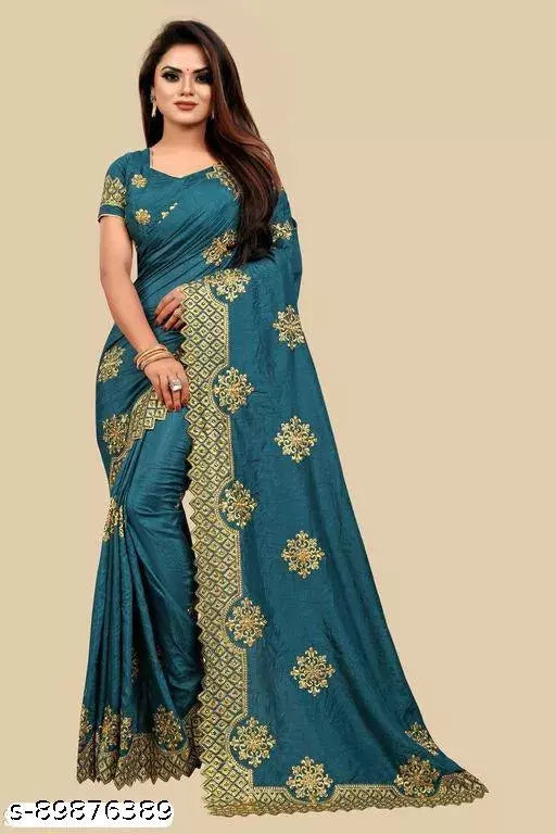 FANCY EMBROIDERY SARI