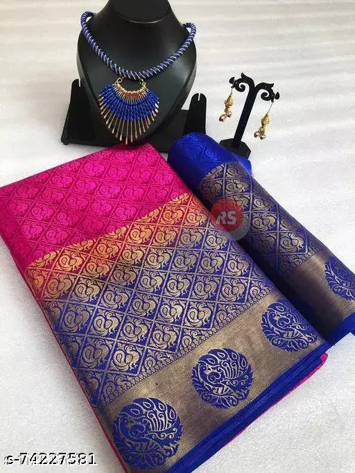 Emboss Silk Saree