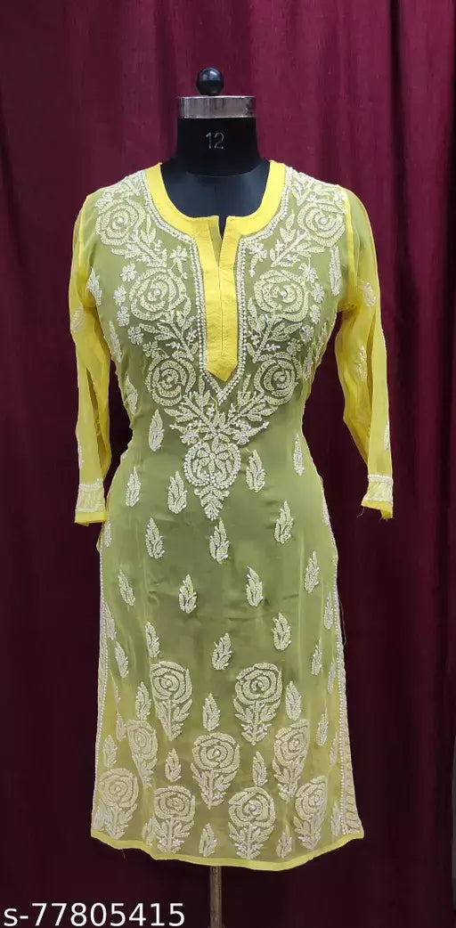 RoseDaaman Chiffon Kurti.