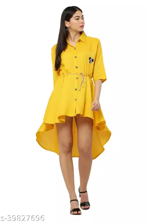 RihanFab Women Dress | Mid Legth Dress