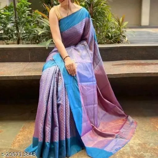 Copper Brocade Kanjivaram