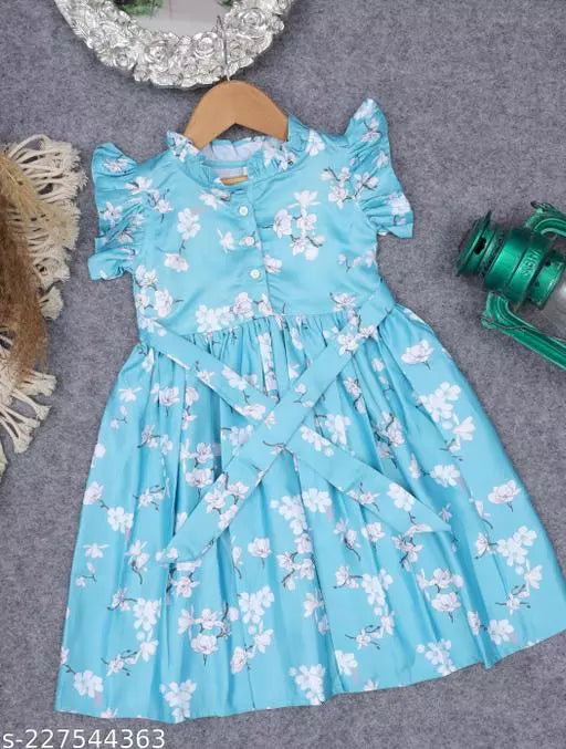 Toddler Girls Belted Dress