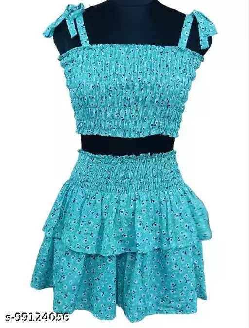 Women's tops & bottom set Ethnic Skirt and Top