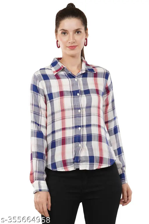 Comfy Feminine Women Multicolor Shirts trending wear