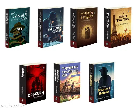 The Case Book of Sherlock Holmes  The Memoirs of Sherlock Holmes  A Tale of Two Cities and more Classic Novels : Ultimate Mystery & Adventure book  Timeless Tales of Mystery and Romance - Pack of 7