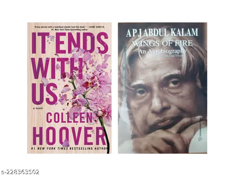 IT END WITH US BY COLLEEN HOOVER +WINGS OF FIRE AN AUTOBIOGRAPHY BY APJ ABDUL KALAM
