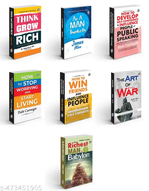The Ultimate Guide to Personal Growth & Financial Success : Perfect Motivational Gift Set  Classic English Novel - Combo of 7 Novels