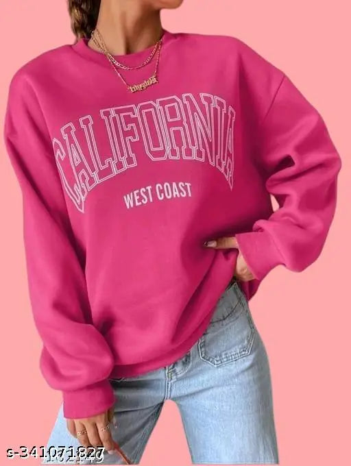 Woman Over size Loose Winter Sweatshirt