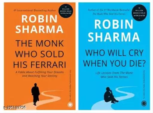 The Monk Who Sold His Ferrari + Who Will Cry When You Die (Combo Of 2 Books)  (Paperback  Sharma Robin)