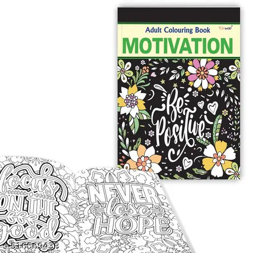 Adult Colouring Book - Motivation : A Mindful Adult Coloring Book  Designed for Inner Peace and Stress Relief  Beautiful Patterns for Relax the Mind  Art coloring book
