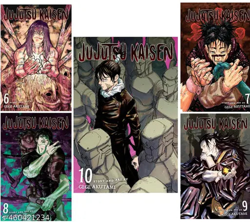 jujutsu kaisen manga Set Volume 6 To 10