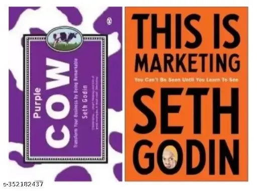 Purple Cow + This Is Marketing (English  Paperback   Seth Godin)