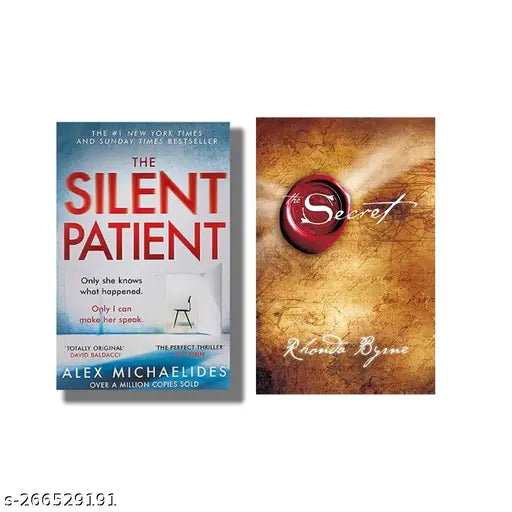 SILENT PATIENT BY ALEX MICHAELIDES + THE SECRET BY RHONDA BYRNE
