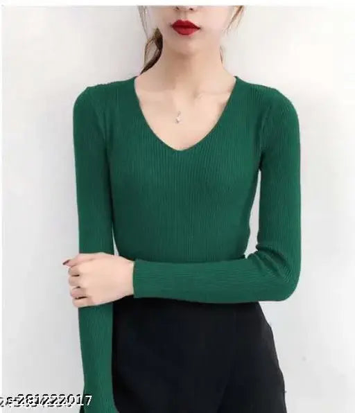 New Latest fancy V Neck Top For summer