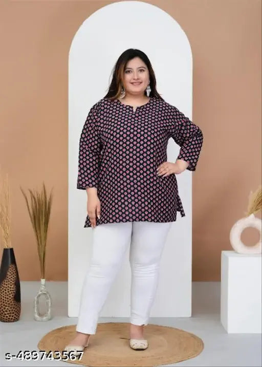 plus size short top
