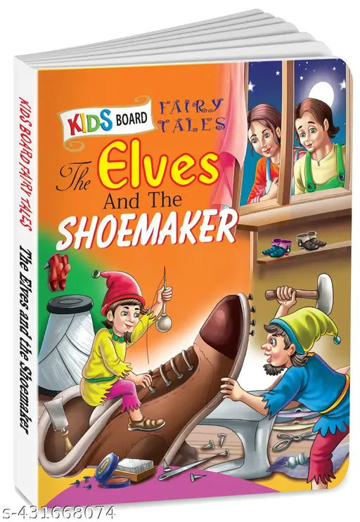 The Elves and the Shoemaker book for kids : Educational story book  Board learning book for kids  Educational board book.