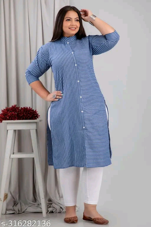 Plus Size Cotton Kurti