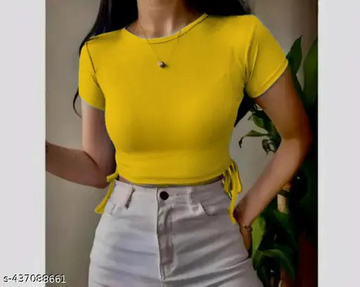 New Stylish Dori Short Sleeve Fashionable Top For Woman