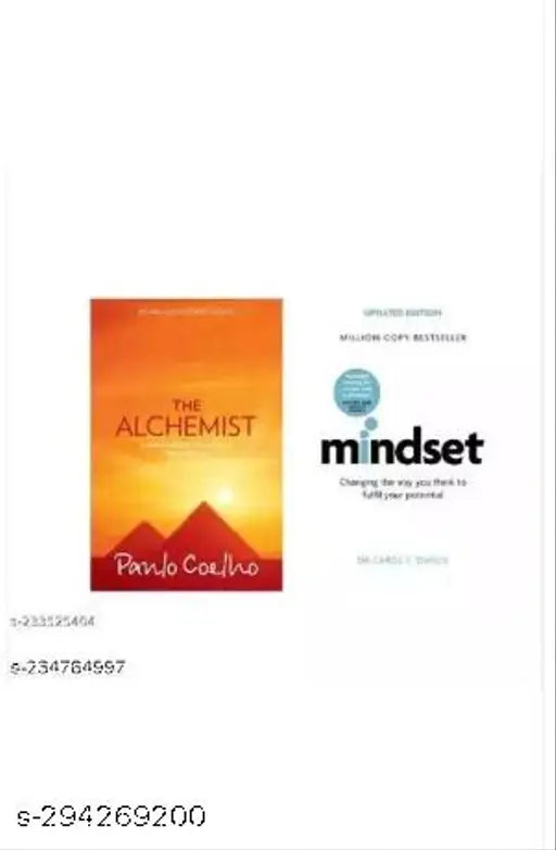 THE ALCHEMIST BY PAULO COELHO + THE MINDSET BY DR CAROL S DWECK
