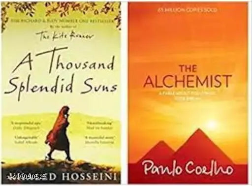 A Thousand Splendid Suns + The Alchemist (ENGLISH PAPERBACK  SET OF 2 BOOKS)