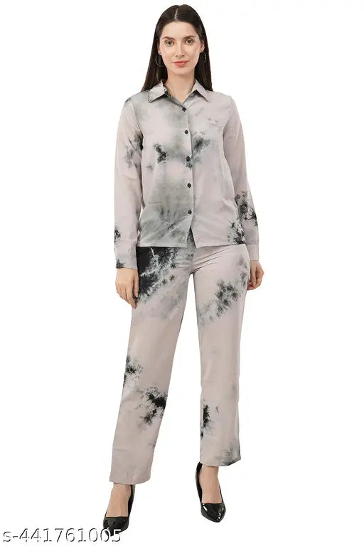 Avyola Womens Tie & Dye Co-ord Set