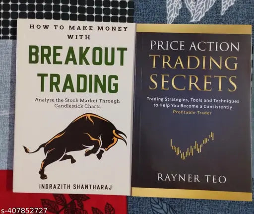 Combo Of 2 Book :- Breakout Trading + Price Action Trading Secrets (English  Paperback  Indrazith Shantharaj  Rayner Teo)
