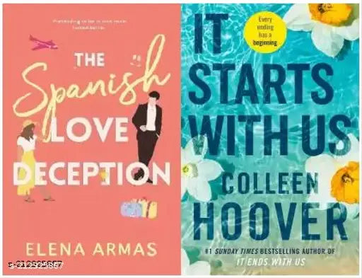 The Spanish Love Deception + It Starts With Us  (Paperback  Hoover Colleen) (2 BOOKS COMBO)