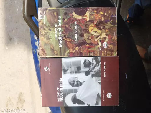 History Of Modern India+History Of Medieval India  English Paperback Book  Satish Chandra And vipin Chandra