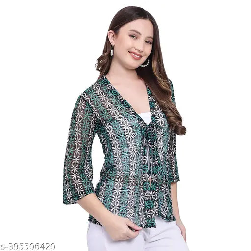 Woman Net Shrug