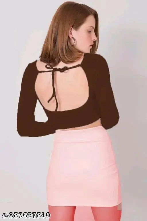 Back Dori Stylish Top Full sleeve