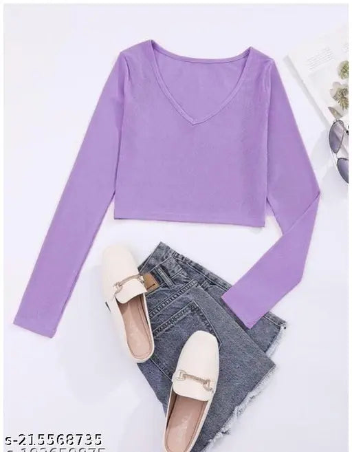 V Neck Beautiful Stylish Latest Women Tops & Tunics