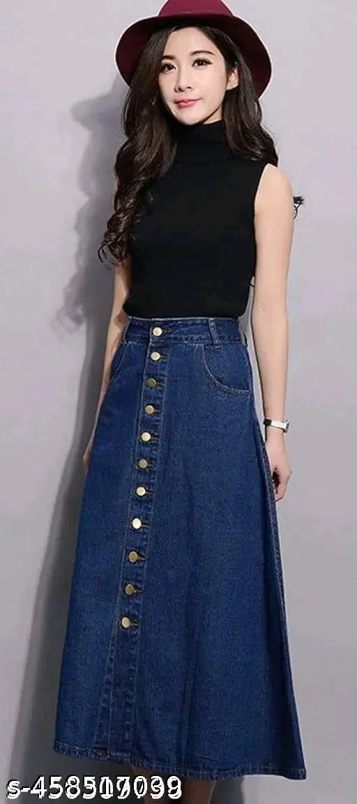 Woman Denim Skirt