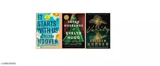 It Starts With Us+ Variety+ Seven Husband - Combo (Set Of 3) By Reid Taylor Jenkins & Collen Hoover  (Paperback  Reid Taylor Jenkins & Collen Hoover)