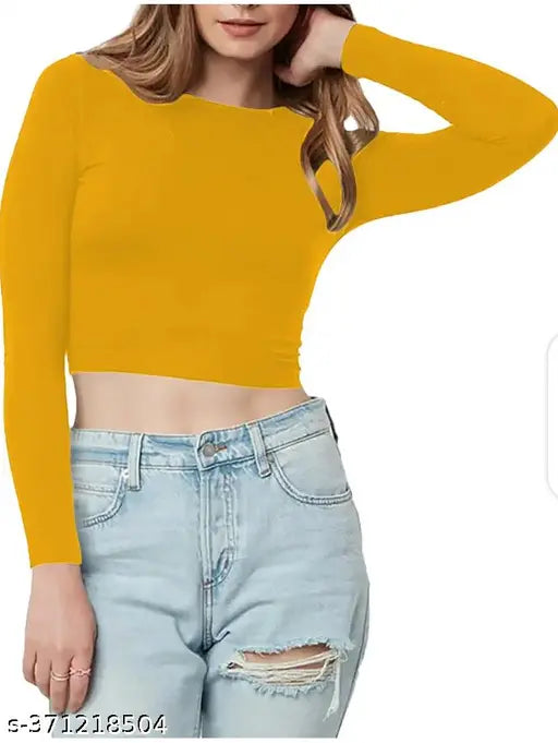 Round Neck Full Sleeve Top